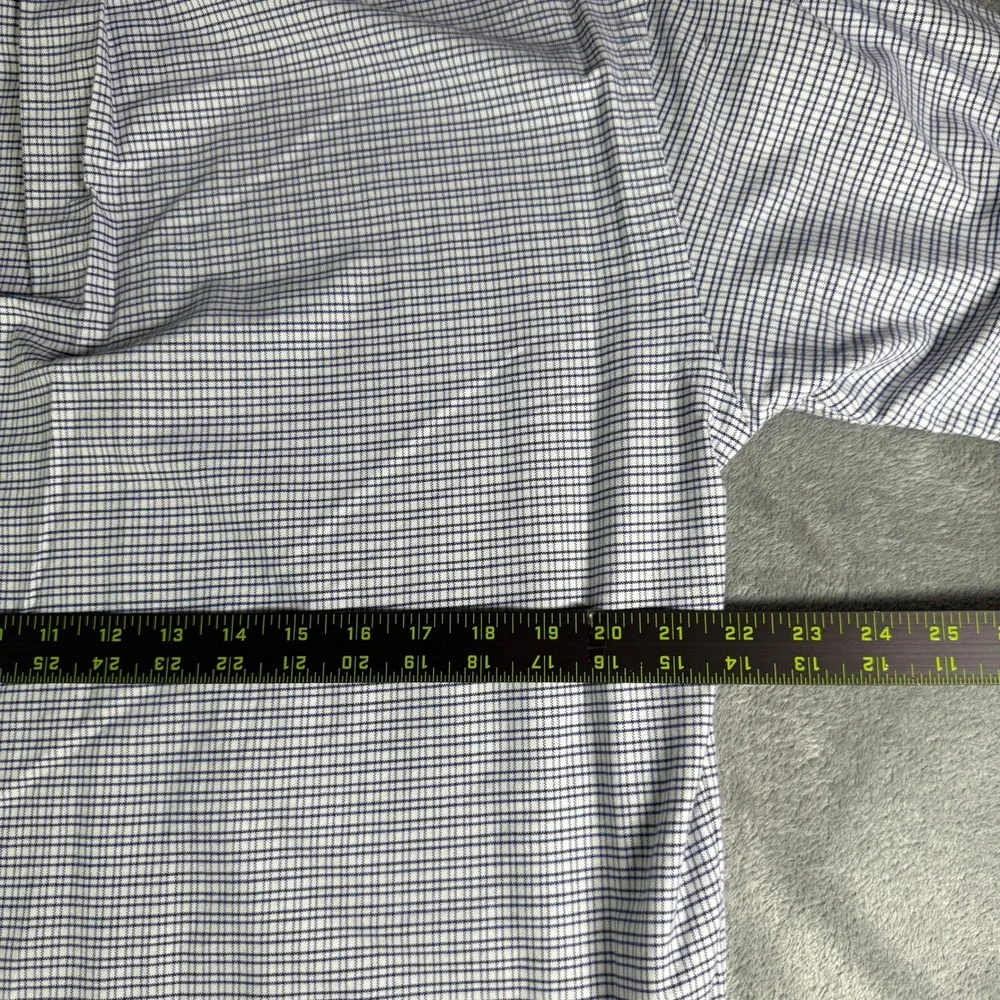 VTG Ralph Lauren Blake Mens Small Flesh Pony Check Short Sleeve Button Down - Picture 7 of 9